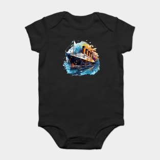 Retro Titanic Men Women Kids Vintage Titanic Baby Bodysuit